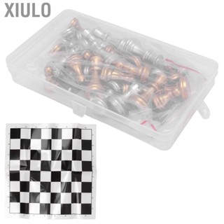 Xiulo International Chess Set Electroplating Hot Stamping W/Film Board DS