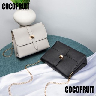 Cocofruit กระเป๋าสะพายไหล่ กระเป๋าถือ หนัง PU ขนาดเล็ก แฟชั่นสําหรับสตรี