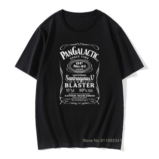 เสื้อยืด ผ้าฝ้าย พิมพ์ลาย Galactic Gargle Blaster Beverages สําหรับผู้ชาย