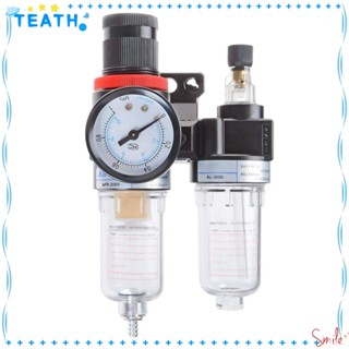 Teath อุปกรณ์กรองอากาศนิวเมติก 1/4NPT AFR-2000 AL-2000