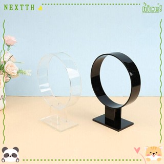 Nextth ชั้นวางที่คาดผม อะคริลิคใส สีดํา คุณภาพสูง