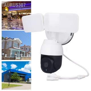 Taurus307 Smart WIFI AI Floodlight PTZ Security กล้อง 1080P 355 องศา Panoramic กลางแจ้ง AC100-240V สำหรับ Home Shop โรงเรียน