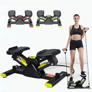 V-Shape Stepper เครื่องออกกำลังกายขาสเต็ปเปอร์พร้อมยางยืดออกกำลังกาย เครื่องเหยียบออกกำลังกาย เครื่องออกกำลังกาย