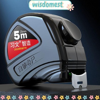 Wisdomest เทปวัดเหล็กเรืองแสง ทนต่อการสึกหรอ 5 7.5 10 ม. สําหรับช่างไม้