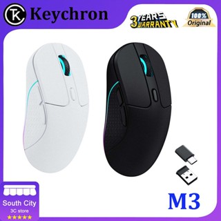 Keychron M3 เมาส์ไร้สายบลูทูธ แบบชาร์จไฟได้ RGB