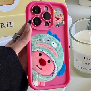 เคสโทรศัพท์มือถือ กันกระแทก ลายการ์ตูนหัวปลา สําหรับ iPhone 11 12 13 14 15 pro max 11promax 14promax 15promax 13promax 7plus 8plus xr xsmax 14plus