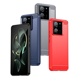 เคสโทรศัพท์ TPU คาร์บอนไฟเบอร์ กันกระแทก สําหรับ Xiaomi Redmi K60 Ultra K40 K40s K50 Pro