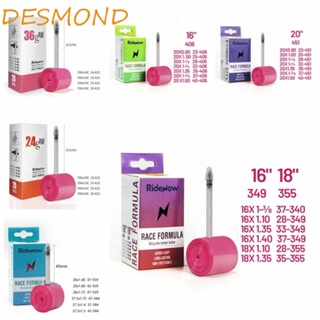 Desmond ยางในรถจักรยาน เบาพิเศษ 700 X 18 25 28 สีสดใส