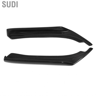 Sudi Rear Bumper Lip Splitter Diffuser High Hardness Stylish Carbon Fiber Clear Texture for Car