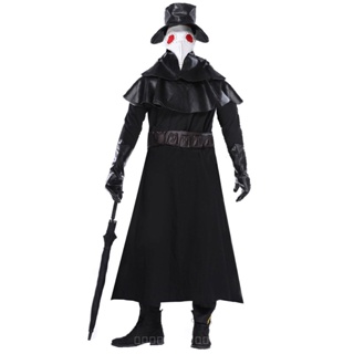 [0714]SHZW-COS-M M-XL Mens Plague Bird Doctors Overall Halloween Costume Mens Dark Dungeon Woodpecker Mouth Movie Character Cosplay Gift  Comic  Animation  FXWW