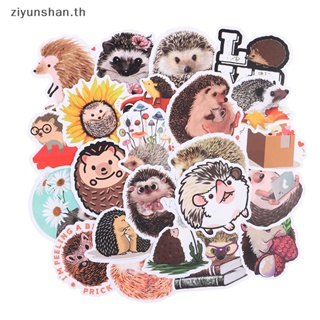 Ziyunshan สติกเกอร์ ลายการ์ตูนเม่นน่ารัก กันน้ํา 60 ชิ้น