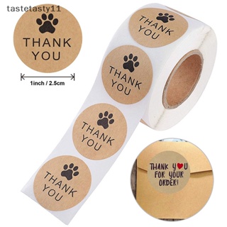 Ta สติกเกอร์ฉลาก ลาย Thank you for your order แฮนด์เมด สําหรับติดบรรจุภัณฑ์ 500 ชิ้น