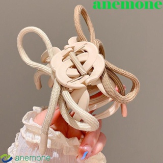 Anemone กิ๊บติดผม รูปโบว์ ปลาฉลาม เรียบง่าย เครื่องประดับ สําหรับผู้หญิง