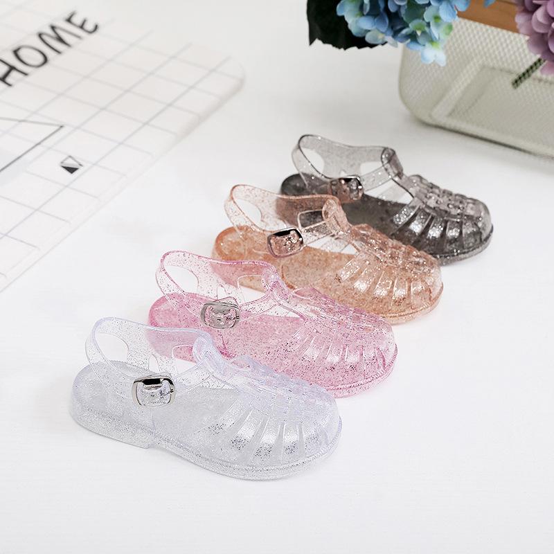 【 ลดล้างสต๊อก 】รองเท้าแก้วรัดส้นไซส์เด็ก [Sz.30-35] ยางนิ่ม ไม่กัดเท้า