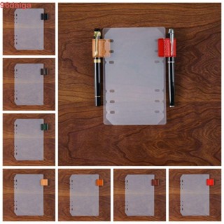 Daiga ปากกาแบ่ง พร้อมคลิปหนีบหนัง PP แบบใส ขนาด A5 A6 A7 สไตล์โบราณ