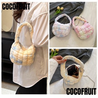 Cocofruit กระเป๋าสะพายไหล่ ผ้าไนล่อน สีมัดย้อม แฟชั่นสําหรับผู้หญิง