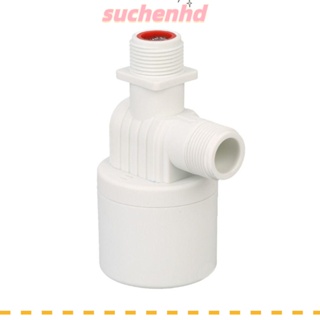 Suchenhd ช่องเติมน้ํา วาล์วลอยน้ําอัตโนมัติ พลาสติก สีขาว ด้านใน 3/4 นิ้ว สําหรับถังเก็บน้ํา ใช้ในบ้าน