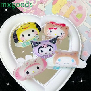 Mxgoods กิ๊บติดผม อะคริลิค ลายการ์ตูน Melody Kulomi Cinnamoroll สไตล์เกาหลี สําหรับเด็กผู้หญิง