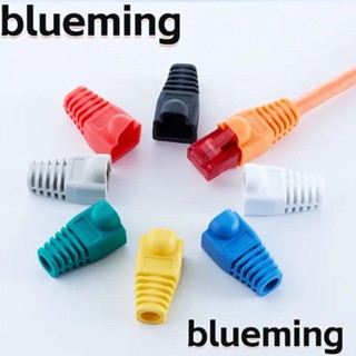 Blueming2 RJ-45 CAT6 CAT5E ฝาครอบอะแดปเตอร์ป้องกันสายเคเบิลอีเธอร์เน็ต CAT5E 6 หลากสีสัน ทนทาน