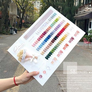 Manyi กาวยาทาเล็บ สียอดนิยม 58 สี 2023 สไตล์ใหม่ ร้านทําเล็บ เฉพาะ การส่องไฟ ยาทาเล็บ กาวครบชุด