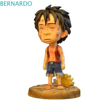 Bernardo โมเดลตุ๊กตาฟิกเกอร์ PVC รูปการ์ตูนลูฟี่ ของขวัญ สําหรับเก็บสะสม