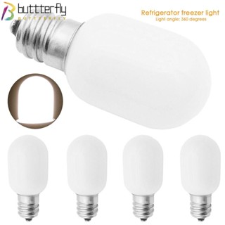 Buttterfly หลอดไฟ LED T20C 2W E12 6700K 100-220V ขนาดเล็ก สําหรับตู้เย็น