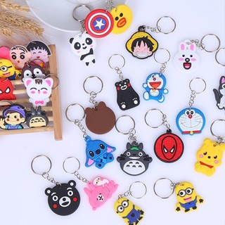 ♥︎พวงกุญแจ พวงกุญแจ PVC keychain พวงกุญแจลายการ์ตูน พวงกุญแจน่ารัก ขนาดเล็ก 3cm ของแจกเด็ก ของแถมลูกค้า ของแจกลูกค้า ของแจกปีใหม่ ของปัจฉิม ของจีบลูกค้า ลายมินเนี่ยน ♥︎KC-01♥︎UKI stationery