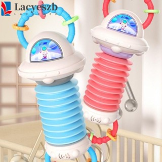 Lacyeszb เครื่องดนตรีของเล่น เพื่อการเรียนรู้เด็ก แบบมือถือ สีชมพู