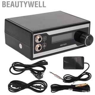 Beautywell Tattoo Accessories Power Supply Kit 60‑250V Flexible Control with Foot Pedal for Professional