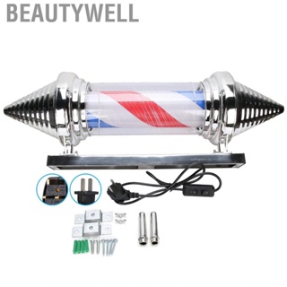 Beautywell Barber Shop Rotating   Pole Light Hair Salon Sign Red White Blue 2021