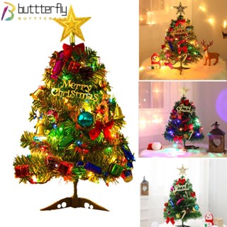 Buttterfly ชุดต้นคริสต์มาส LED 50 ซม. สําหรับตกแต่งปาร์ตี้ปีสน