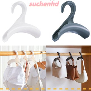 Suchenhd ตะขอแขวนกระเป๋า พลาสติก อเนกประสงค์ ป้องกันความเสียหาย