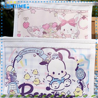 Lontime กระเป๋าดินสอ หนัง PU ลาย Mymelody Cinnamoroll มีซิป สําหรับใส่เครื่องเขียน โรงเรียน สํานักงาน