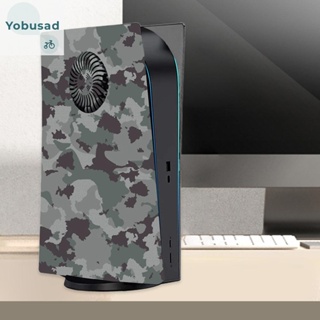 [Yobusad.th] เคสคอนโซลเกม ลายพราง กันน้ํา สําหรับออปติคอลไดรฟ์ PS5