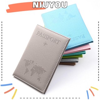 Niuyou ซองหนัง PU ใส่หนังสือเดินทาง บัตรประจําตัวประชาชน