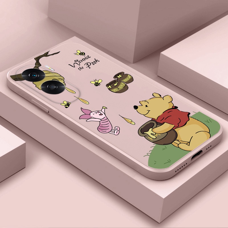 เคส OPPO A57 4G 2022 A77S A77 5G A54 A74 5G A92 A52 A39 A93 A94 A95 4G MF095A เคสโทรศัพท์มือถือ ซิลิโคนนุ่ม กันกระแทก ลายการ์ตูนหมีพูห์ สําหรับ - รูปที่ 5