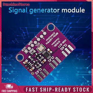 ❤Sunshinestores✪  บอร์ดเครื่องกําเนิดสัญญาณ IIC 3V-5V Si5351A Si5351 I2C 8kHz 160MHz ✨