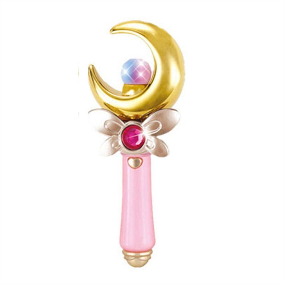 JUMBO Girl Magic Wand, ไฟ Led Princess Wand Moon Fairy Stick, เอฟเฟกต์เสียงสําหรับเด็กพร้อมแท่งไฟเพลง Shine Glow Stick ของขวัญเด็กผู้หญิง ราคา ถูกที่สุด ดีลบีเคเค แกลเลอรีภาพที่ 7