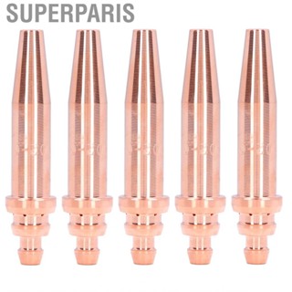 Superparis 5PCS Isobaric Cutting Tips Acetylene Torch Nozzle  Welding Consumables G02‑0❀