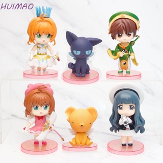 Huimao ตุ๊กตาฟิกเกอร์ PVC รูปการ์ตูนอนิเมะซากุระ ขนาดเล็ก