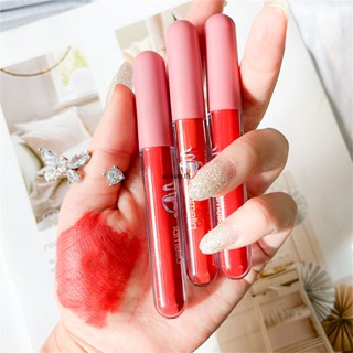 Lameila 6 สี Air Lip Glaze ลิปสติก Moisturizing Lip Gloss Lip Tint Plump Lip Makeup Effect mimay