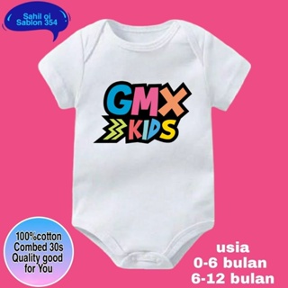 ชุดจั๊มเปอร์ GEOFFMAX KIDS BABY GMX KIDS สําหรับเด็ก | ชุดบอดี้สูท จั๊มสูท เสื้อยืด ผ้าฝ้าย สไตล์ยุค 30 สําหรับเด็กผู้หญิง และเด็กผู้ชาย