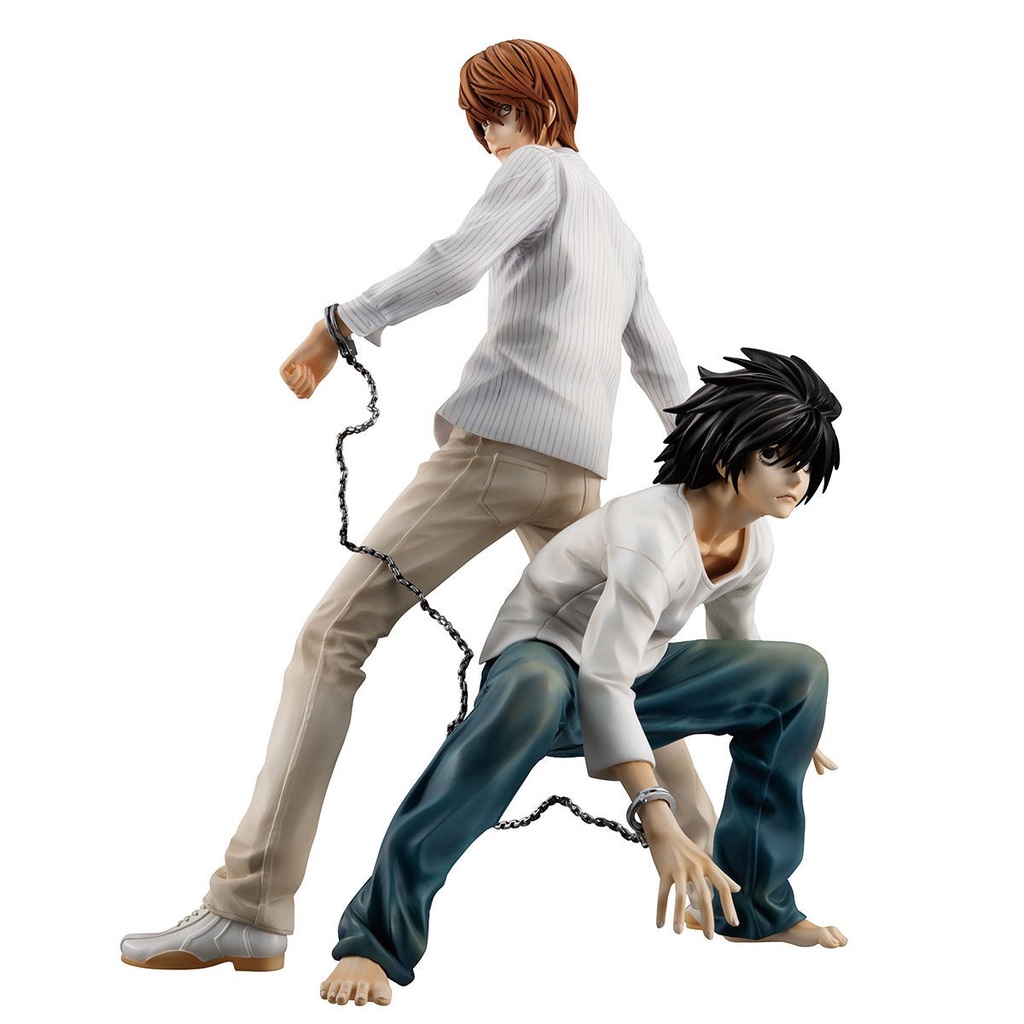 24cm Death Note Anime Figure Light Yagami L Action Figure 1160# Yagami Light 1200# L Lawliet Figurin