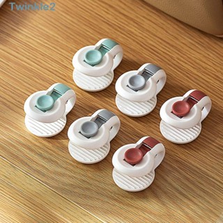 Twinkle คลิปหนีบที่นอน แบบพลาสติก กันลื่น ทนทาน 6 ชิ้น