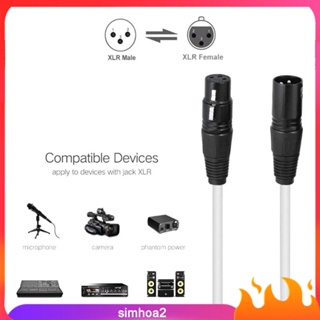 [Simhoa2] อะแดปเตอร์เชื่อมต่อไมโครโฟน 3 Pin XLR ตัวเมีย เป็นตัวผู้