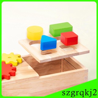 [Szgrqkj2] 6 in 1 ชุดของเล่นไม้ Montessori สําหรับเด็กก่อนวัยเรียน