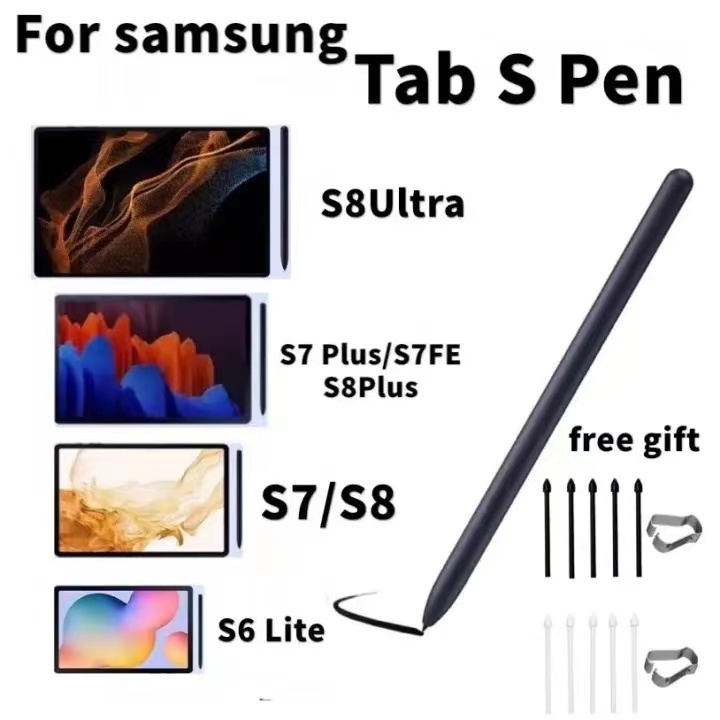 สำหรับ Samsung Galaxy Tab S6/S6 Lite/S7/S7+/S8+/S8/S9/S10FE s10lite ปากกา Stylus ไม่มีฟังก์ชั่นบลูทูธ แท็บเล็ต Touch Pen