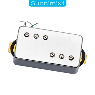 [Sunnimix1] ปิ๊กอัพฮัมบักเกอร์ รางคู่ เสียงรบกวนต่ํา ติดตั้งง่าย แบบเปลี่ยน สําหรับกีตาร์ไฟฟ้า