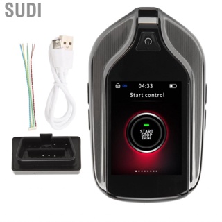 Sudi Start Smart Car Key Universal Metallic Shine Automatic Locking for Stop Engine Button Models