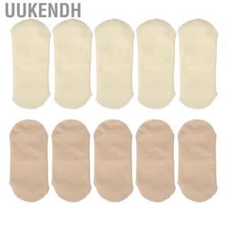 Uukendh Reusable Menstrual Pad  Leakage Proof Highly Absorbent Washable Sanitary Pure Cotton 5pcs for Women